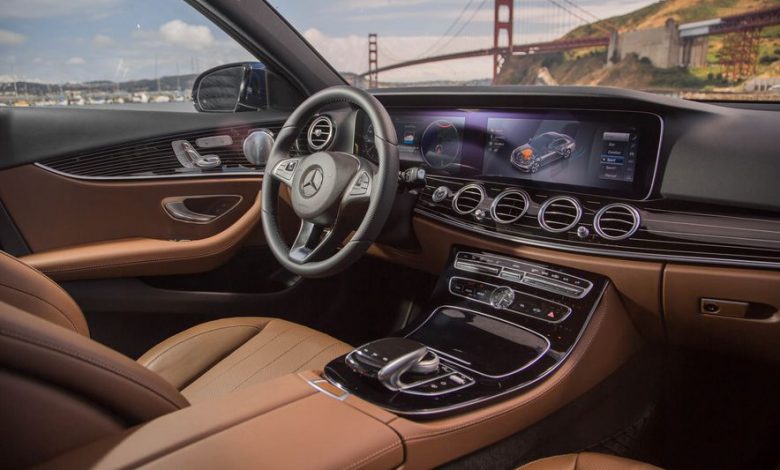 بنز E300 2017 بررسی مشخصات فنی MERCEDES BENZ E300 2017 فضای داخلی